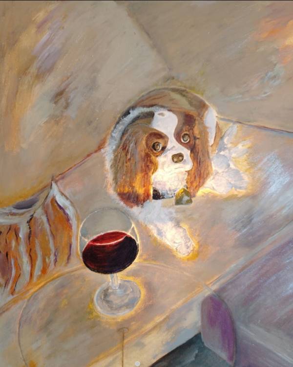 Pinto tu mascota con pinturas acrílicas